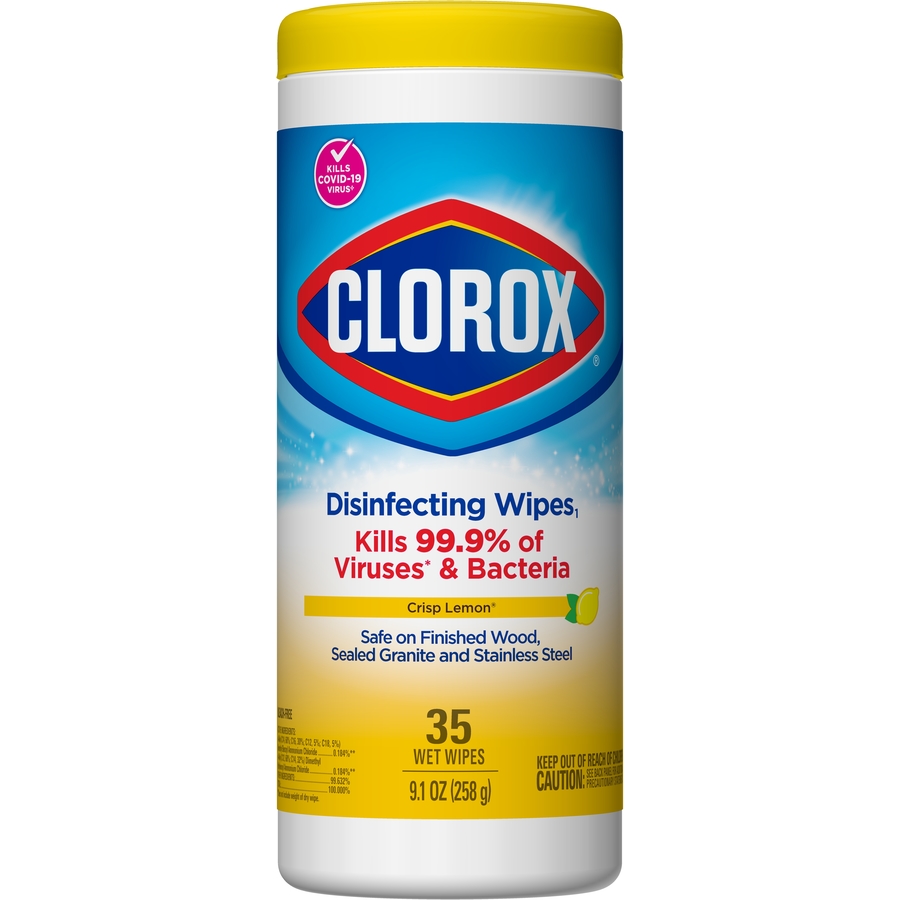 Clorox Disinfecting Wipes 35 Count Lemon All Purpose Cleaner