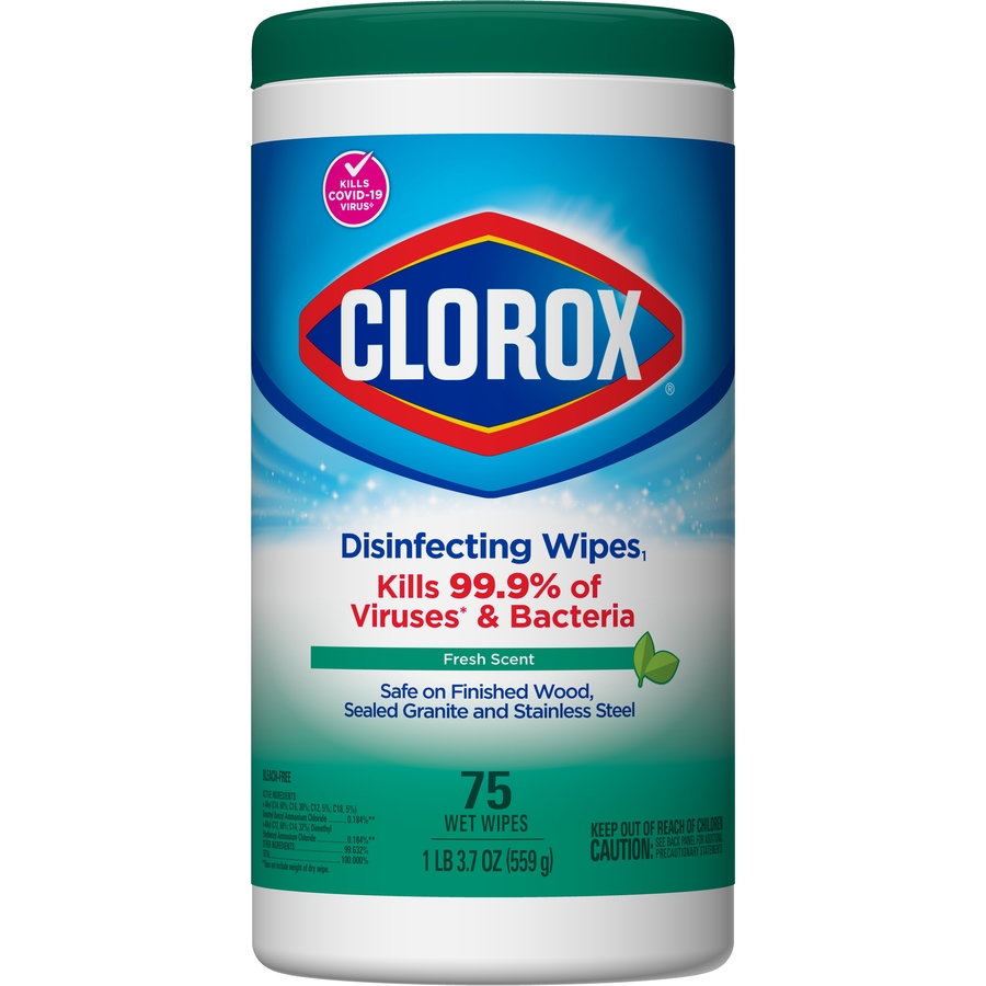 Clorox Disinfecting Wipes 75 Count Fresh All Purpose Cleaner