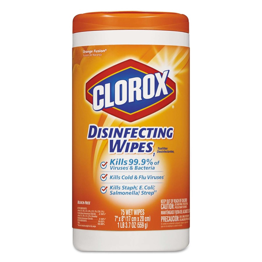 Clorox Disinfecting Wipes 75 Count Orange All Purpose Cleaner