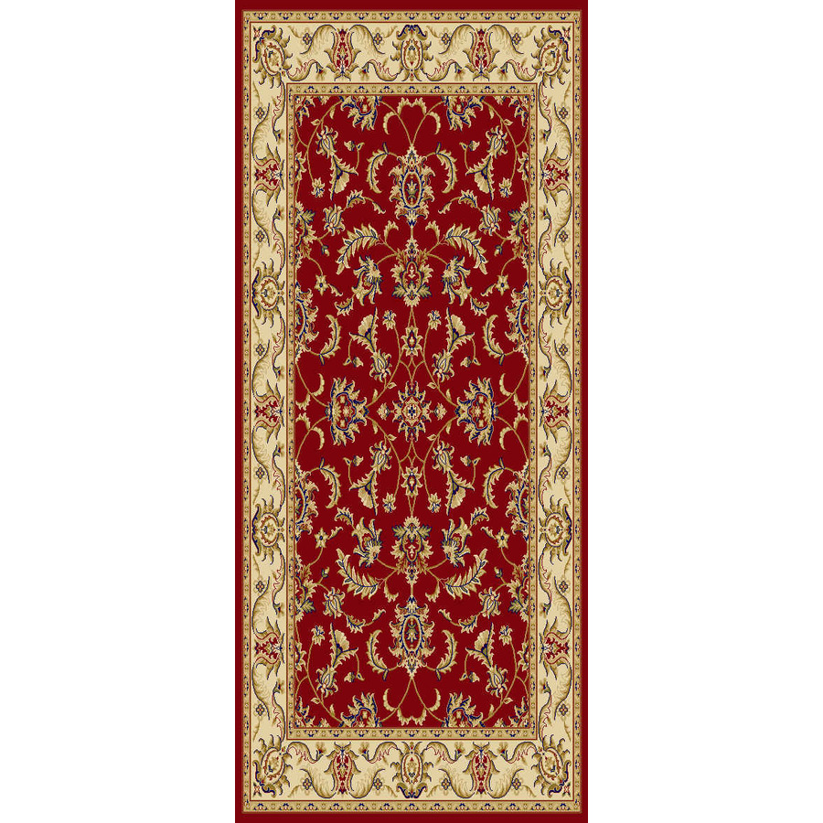 Style Selections Nance Carpet 2 ft 3 in W x 8 ft L Red Runner