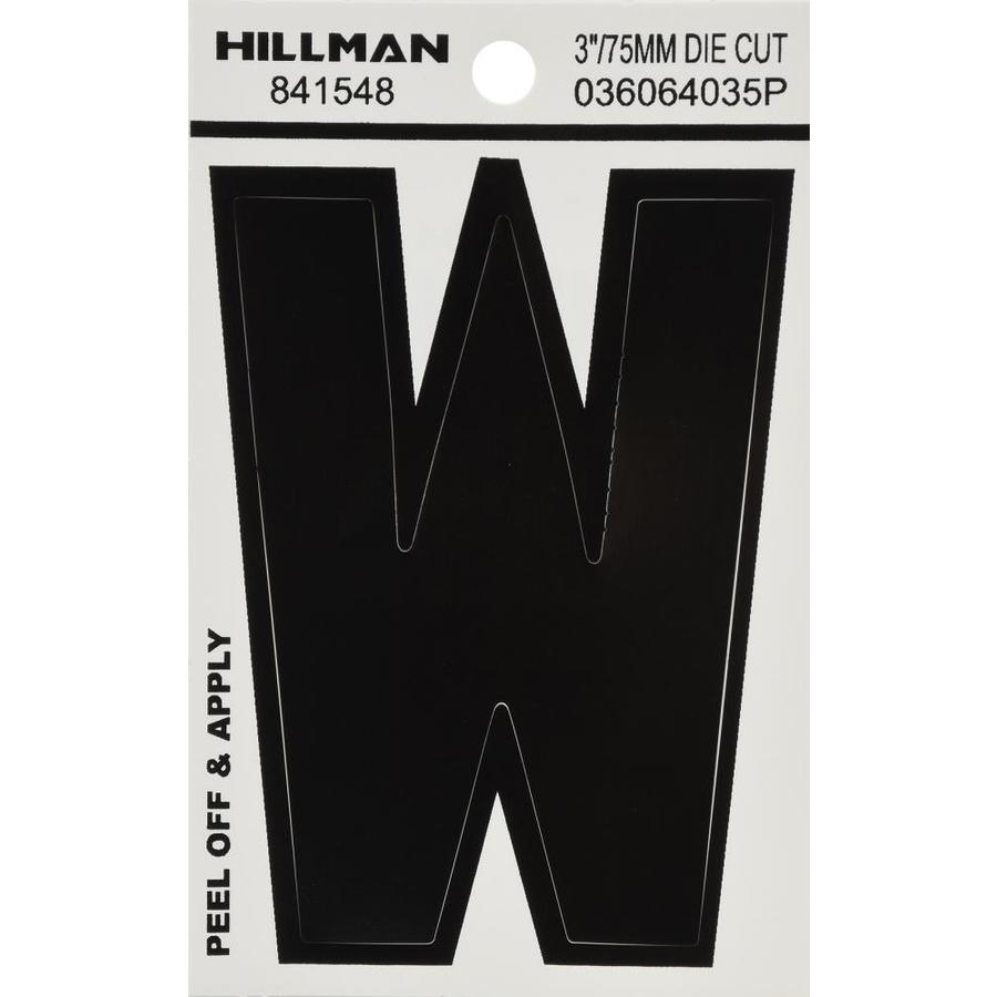 The Hillman Group 3 in Black House Letter W