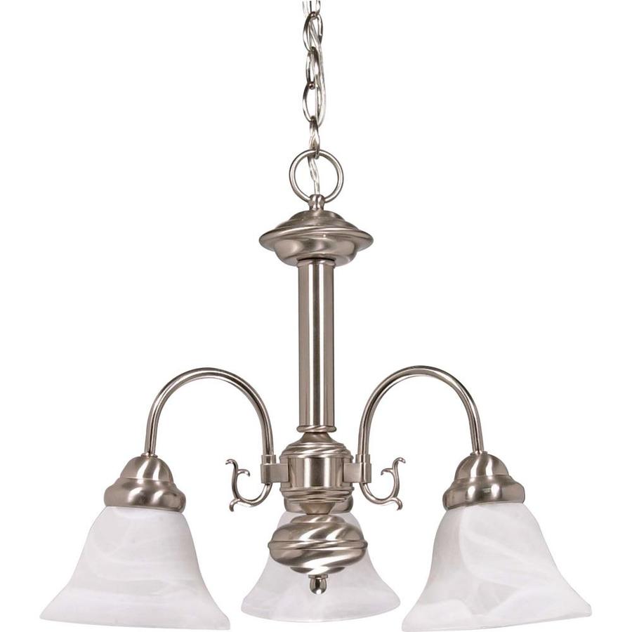 Ballerina 3 Light Brushed Nickel Chandelier