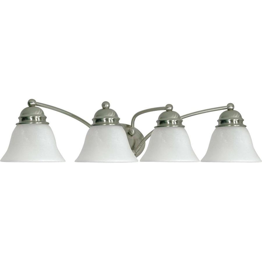 4 Light Ballerina Brushed Nickel Bathroom Vanity Light