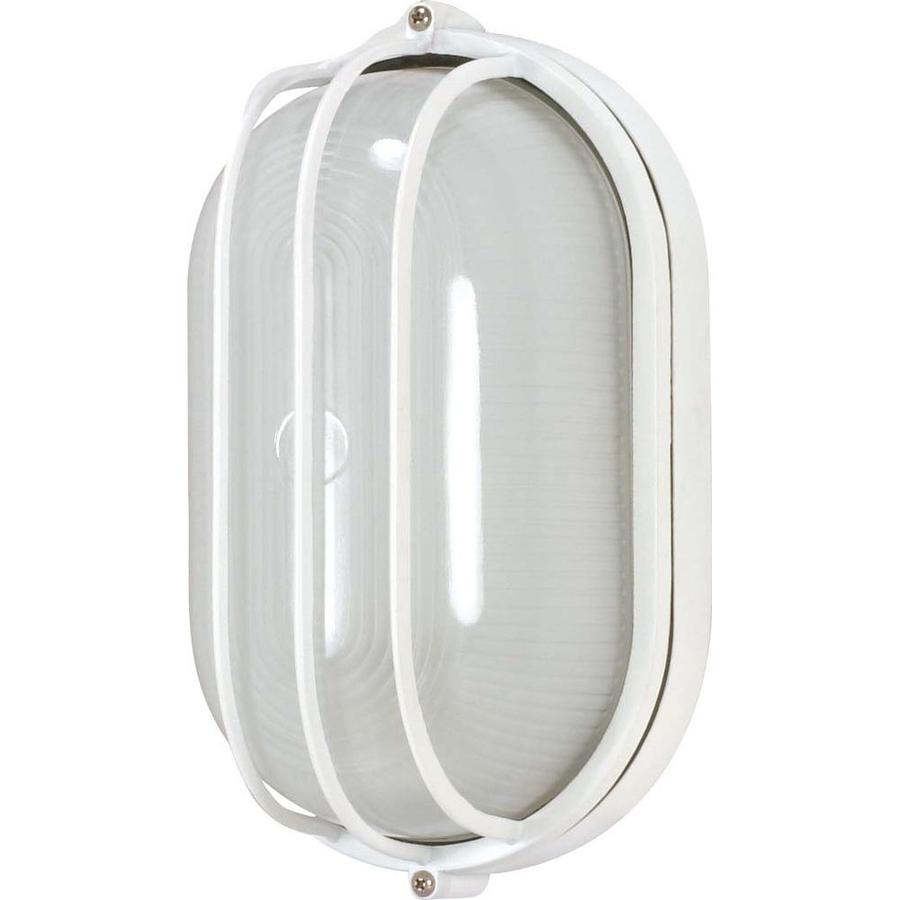 21.44 in H Semi Gloss White Outdoor Wall Light