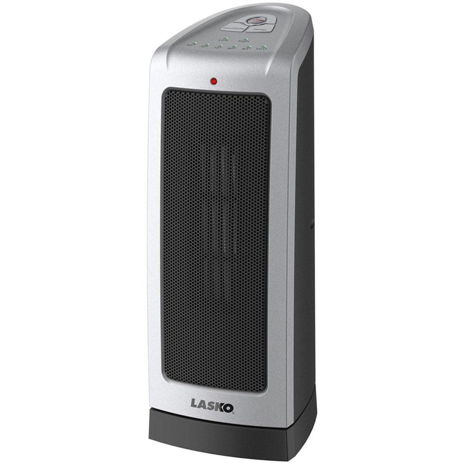 Lasko 1500-Watt Ceramic Tower Indoor Electric Space Heater with Thermostat | 5309