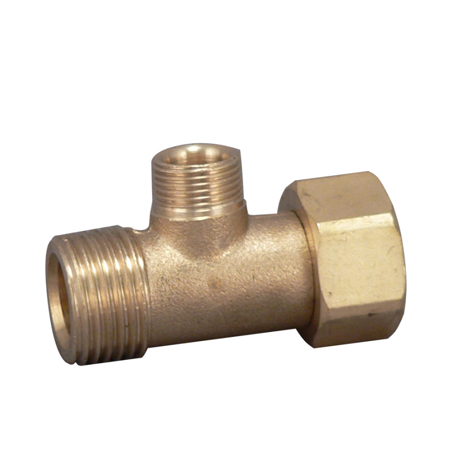 Keeney Mfg. Co. Rough Brass 3 Way Add A Tee