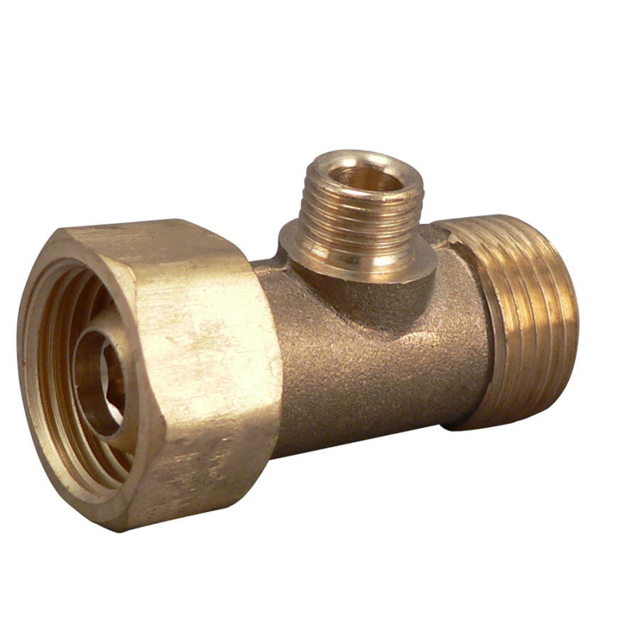 Keeney Mfg. Co. Rough Brass 3 Way Add A Tee