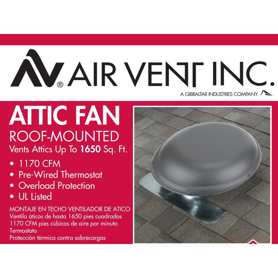 Air Vent Inc Power Roof Mount Fan In The Power Roof Vents Department At Lowes Com