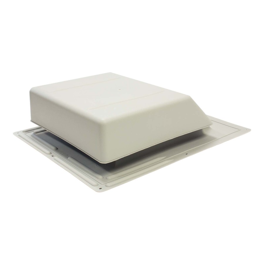 Air Vent Gray Plastic Roof Vent (Fits Opening 9 in; Actual 4.75 in x 17 in x 18 in)