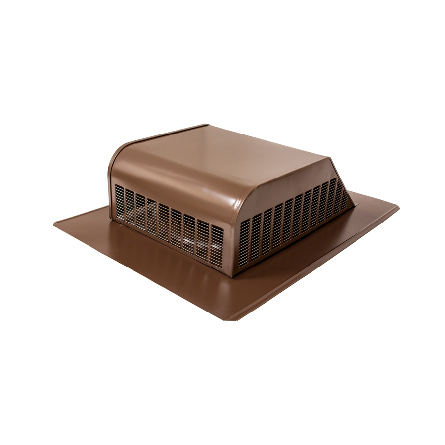 Air Vent Brown Galvanized Steel Slant Back Roof Louver