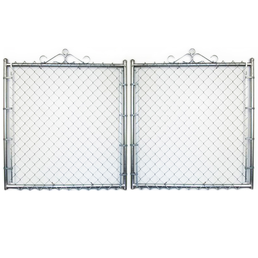 72 in x 11 ft 6 in Galvanized Steel Chain Link Drive Gate