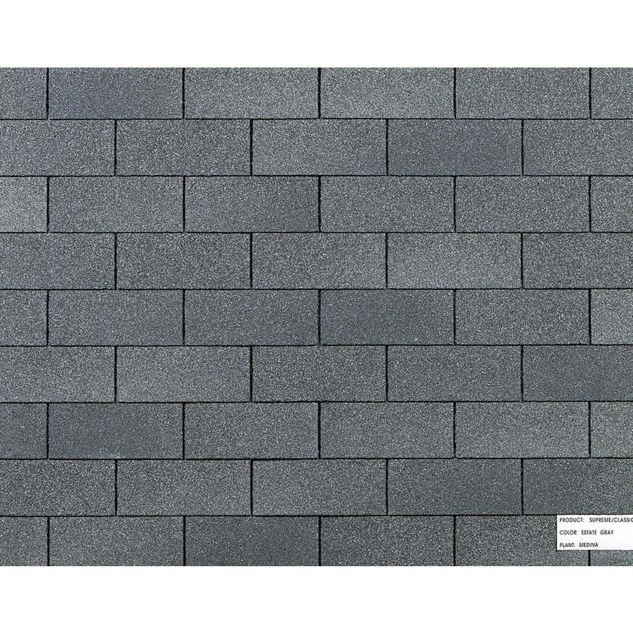 Owens Corning 20 Year Classic Estate Gray 3 Tab Shingles