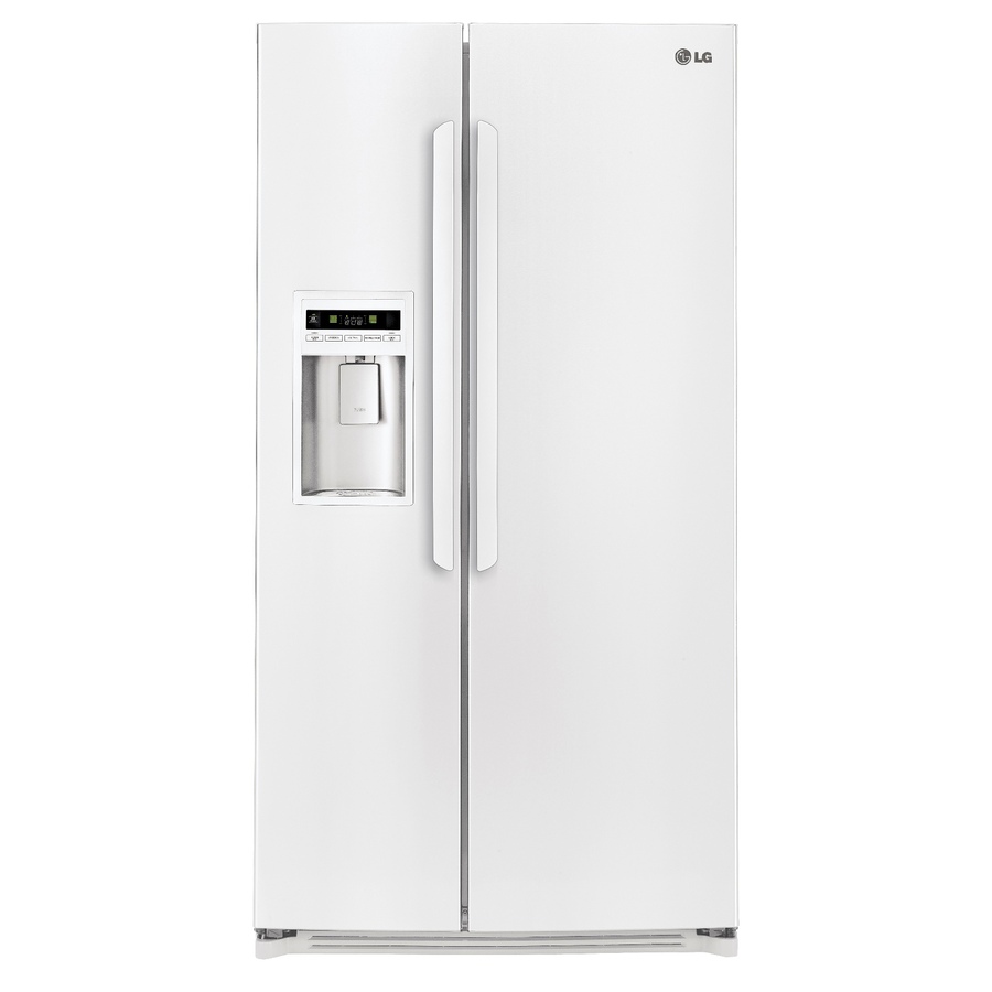 LG 26.5 cu ft Side by Side Refrigerator (Smooth White) ENERGY STAR