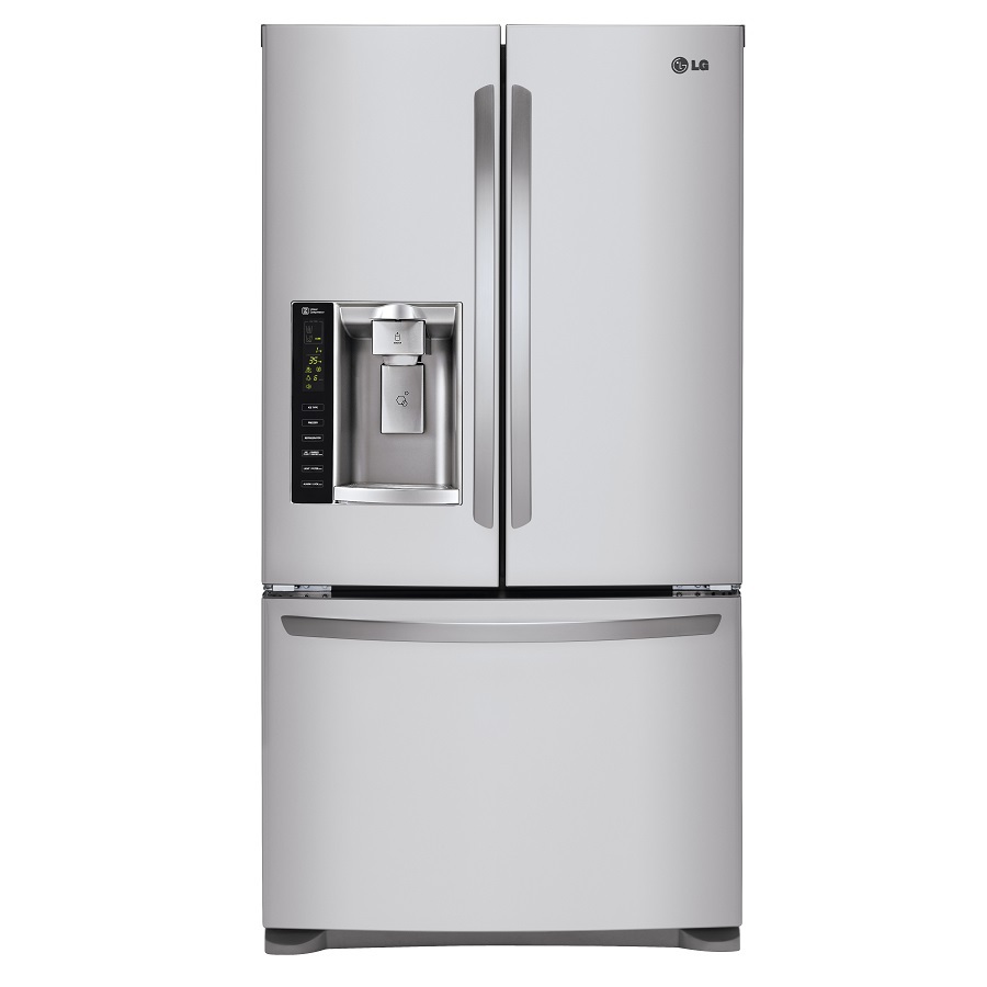 Shop LG 24.7cu ft French Door Refrigerator with Single Ice Maker (Stainless Steel) at