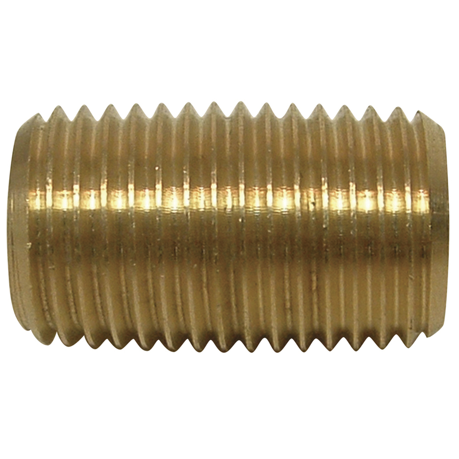 Watts 1/4 in Nipple Brass Pipe Fitting