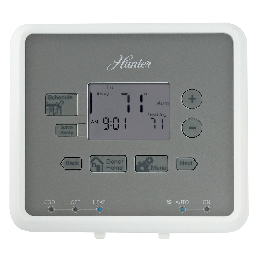 Hunter 5 2 Day Programmable Thermostat