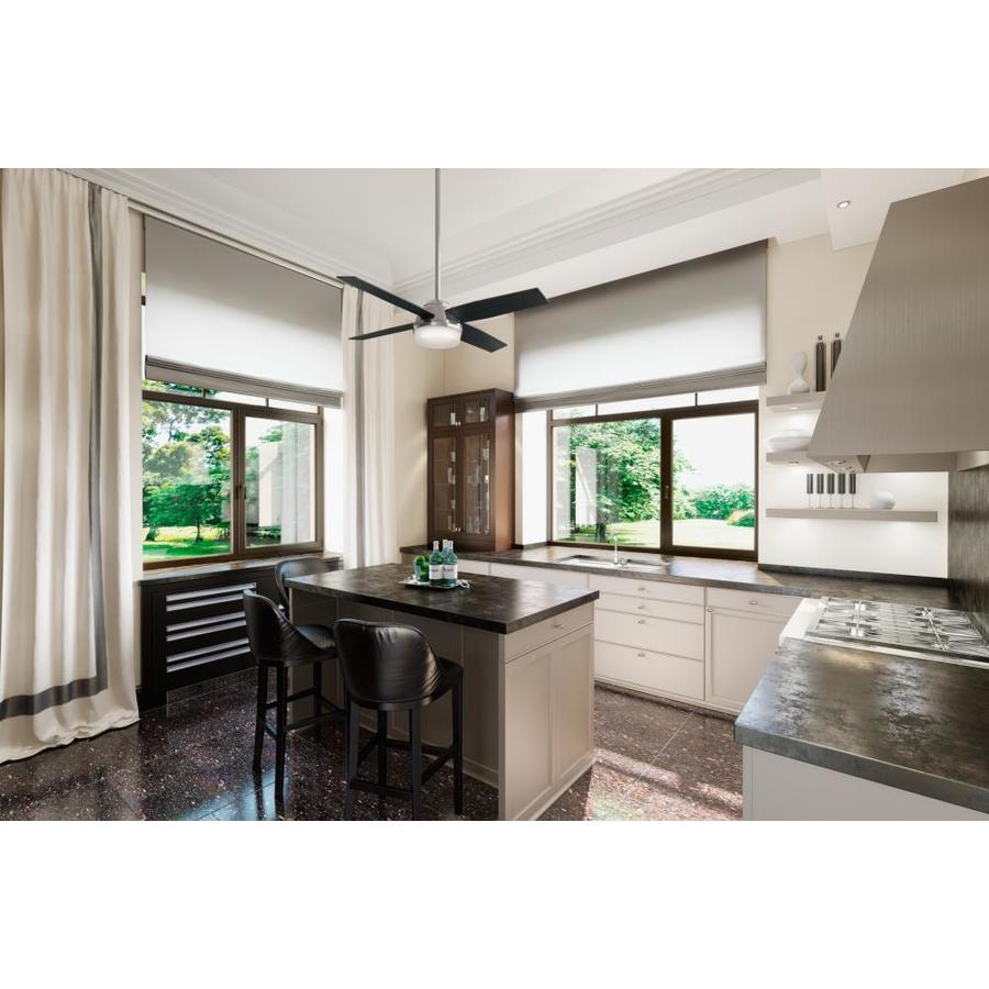 59216 Dempsey 52 inch Hunter Indoor Ceiling Fan with light and remote control Brushed Nickel