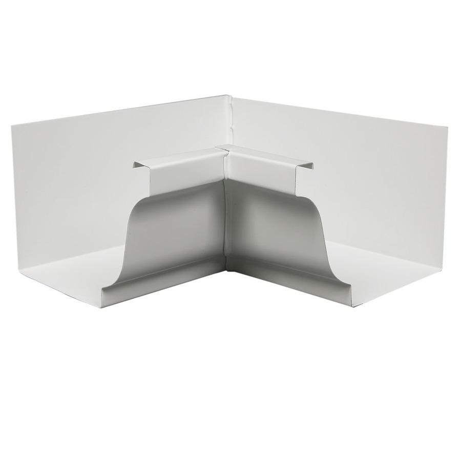 Amerimax 5.02 in White Metal 5 in K White Aluminum Inside Mitre