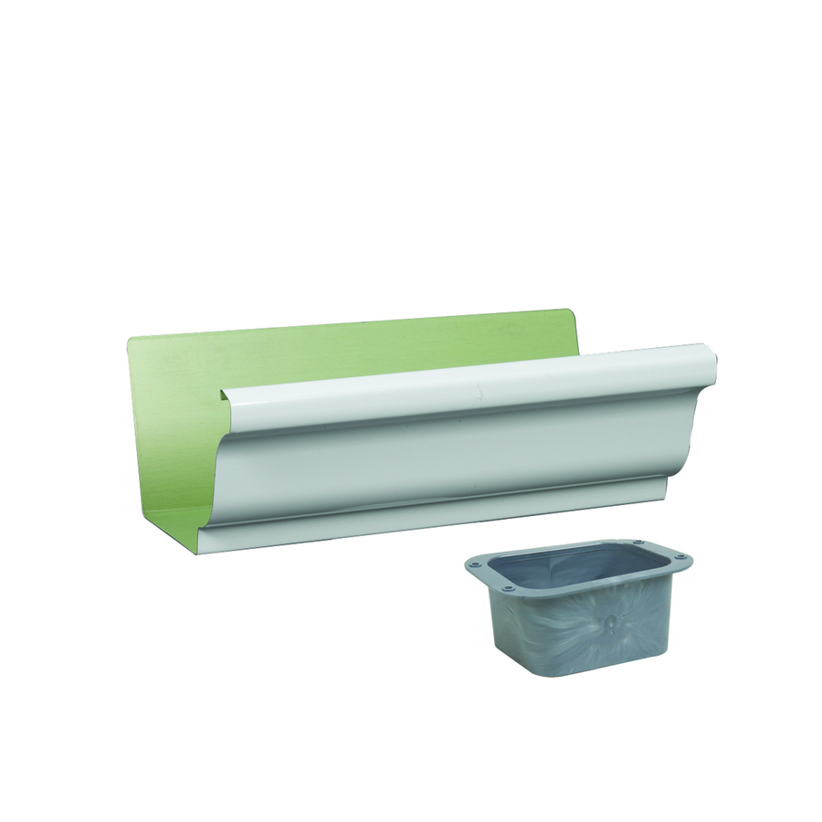 Amerimax 5 in x 10.5 in K Style Gutter End with Drop