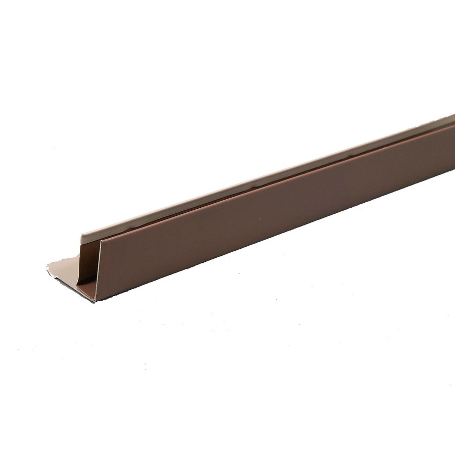 Amerimax 12 ft Brown Aluminum Smooth Fascia Runner