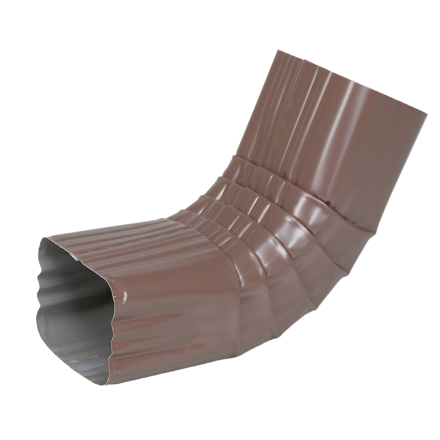 Amerimax Brown Metal 2 in x 3 in Brown Aluminum A Elbow