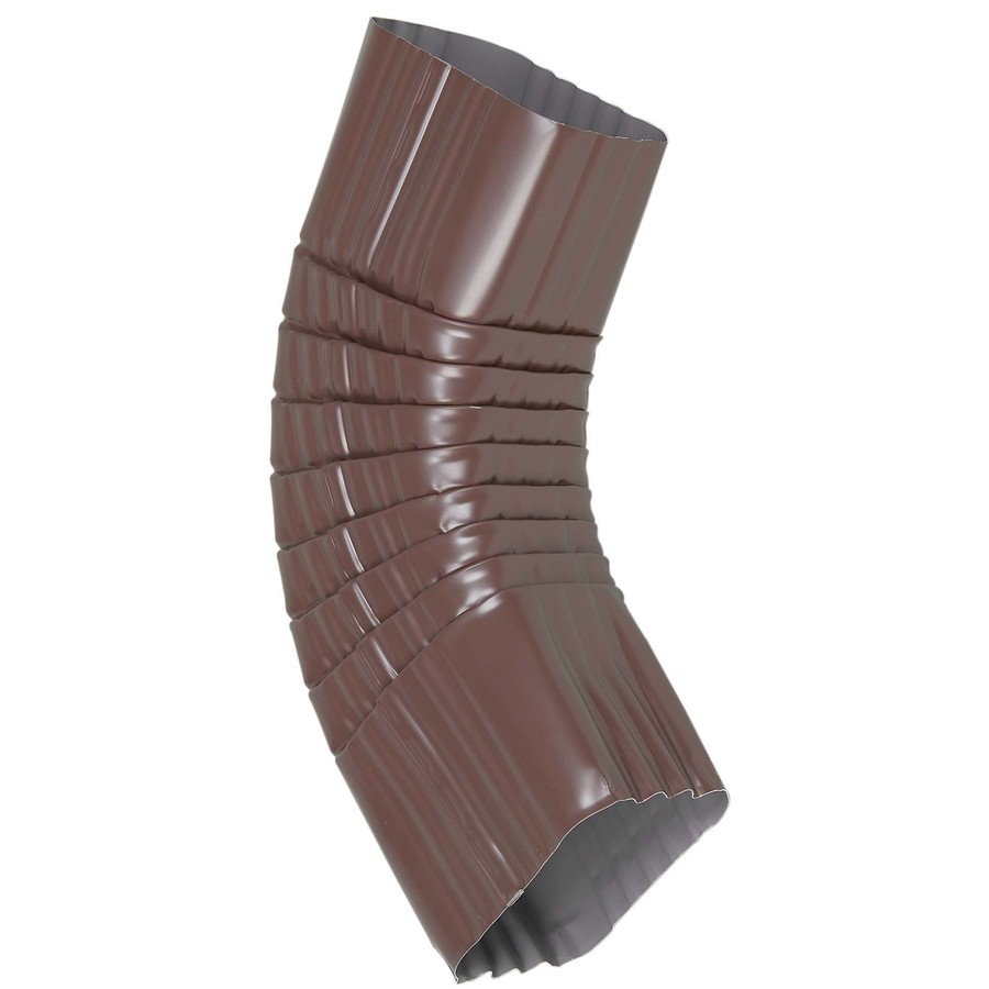 Amerimax Brown Metal 2 in x 3 in Brown Aluminum B Elbow