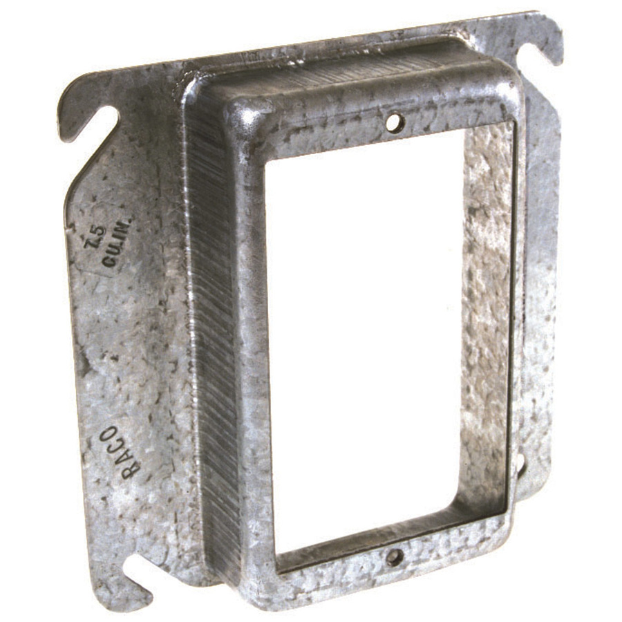 Raco 1 Gang Square Metal Electrical Box Cover