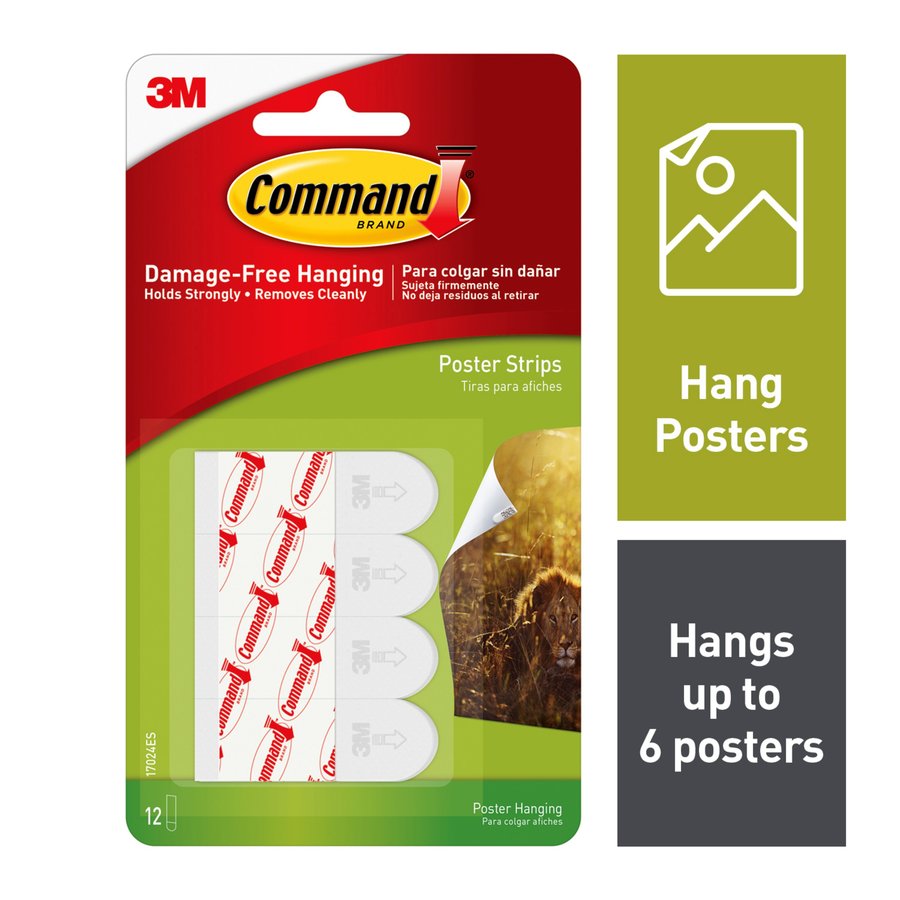 Command 12 Pack Poster Strips