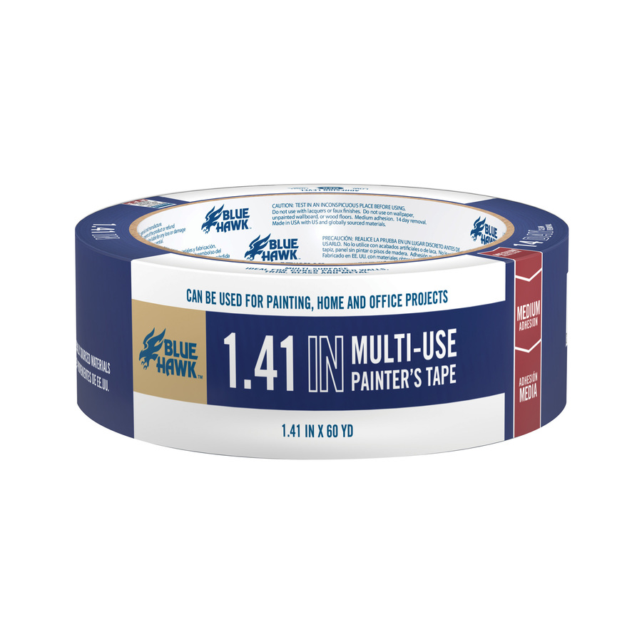 Blue Hawk 1.41 in x 180 ft Multi Surface Painters Tape