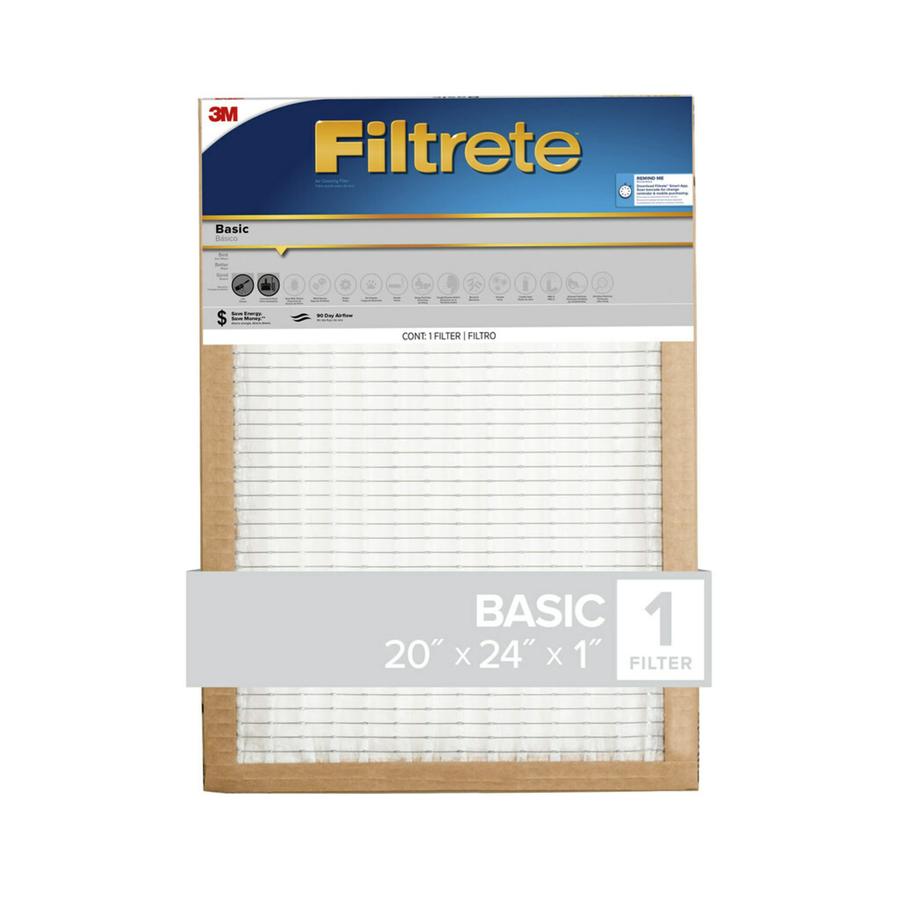 Filtrete Basic Pleated Pleated Air Filter (Common 17.5 in x 22 in x 1 in; Actual 17.375 in x 21.875 in x 1 in)