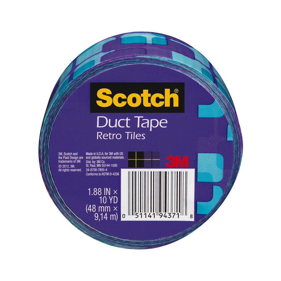 Scotch 1.88 in x 30 ft Violet Purple Duct Tape