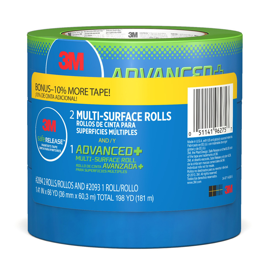 3M 1.5 in x 198 ft Multi Surface Painters Tape