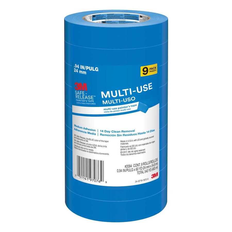 3M Safe Release 0.94 in x 180 ft Multi Surface Painters Tape