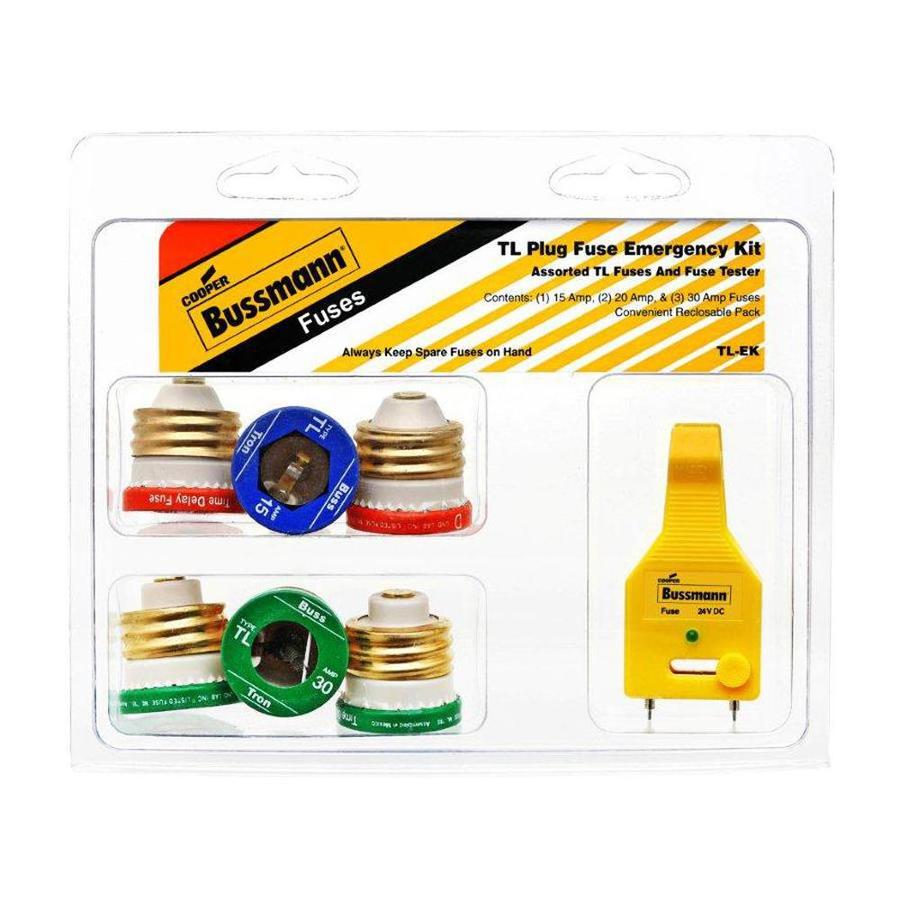 Cooper Bussmann 7 Pack 30 Amp Time Delay Plug Fuse