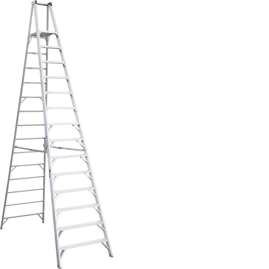 Werner 14 ft Aluminum 300 lb Type IA Platform Ladder