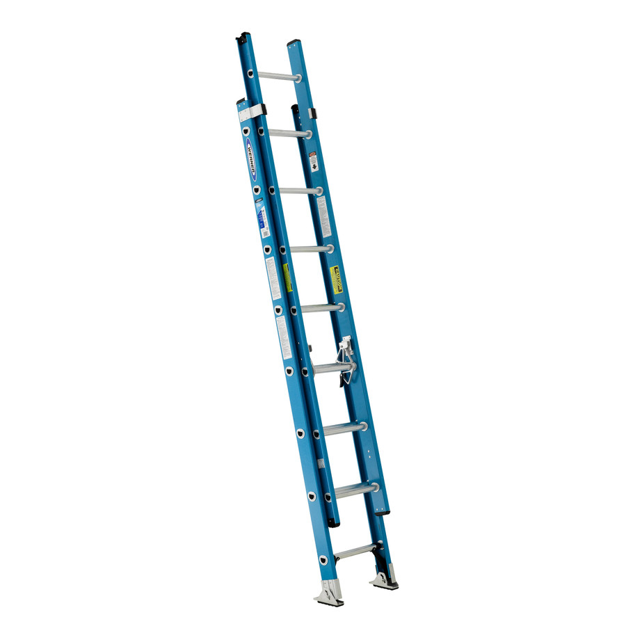 Werner 16 ft Fiberglass 250 lb Type I Extension Ladder