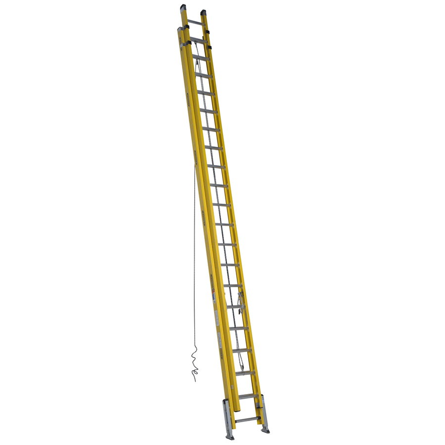 Werner 40 ft Fiberglass 300 lb Type IA Extension Ladder