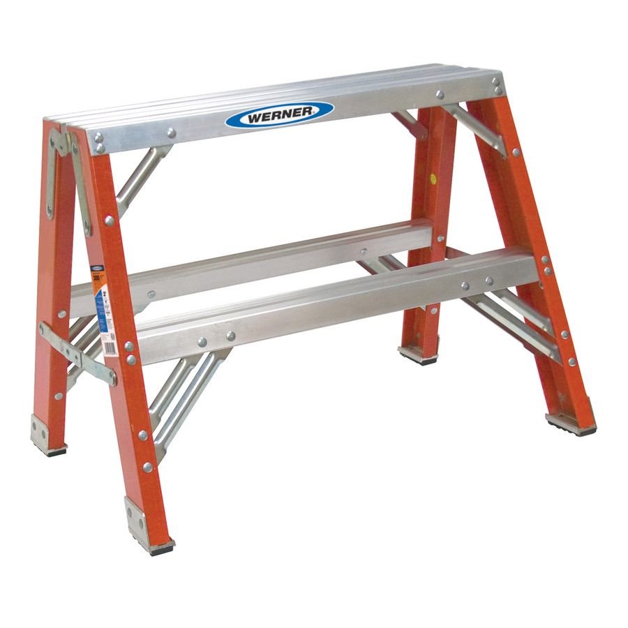 Werner 2 ft Fiberglass 300 lb Type IA Step Ladder