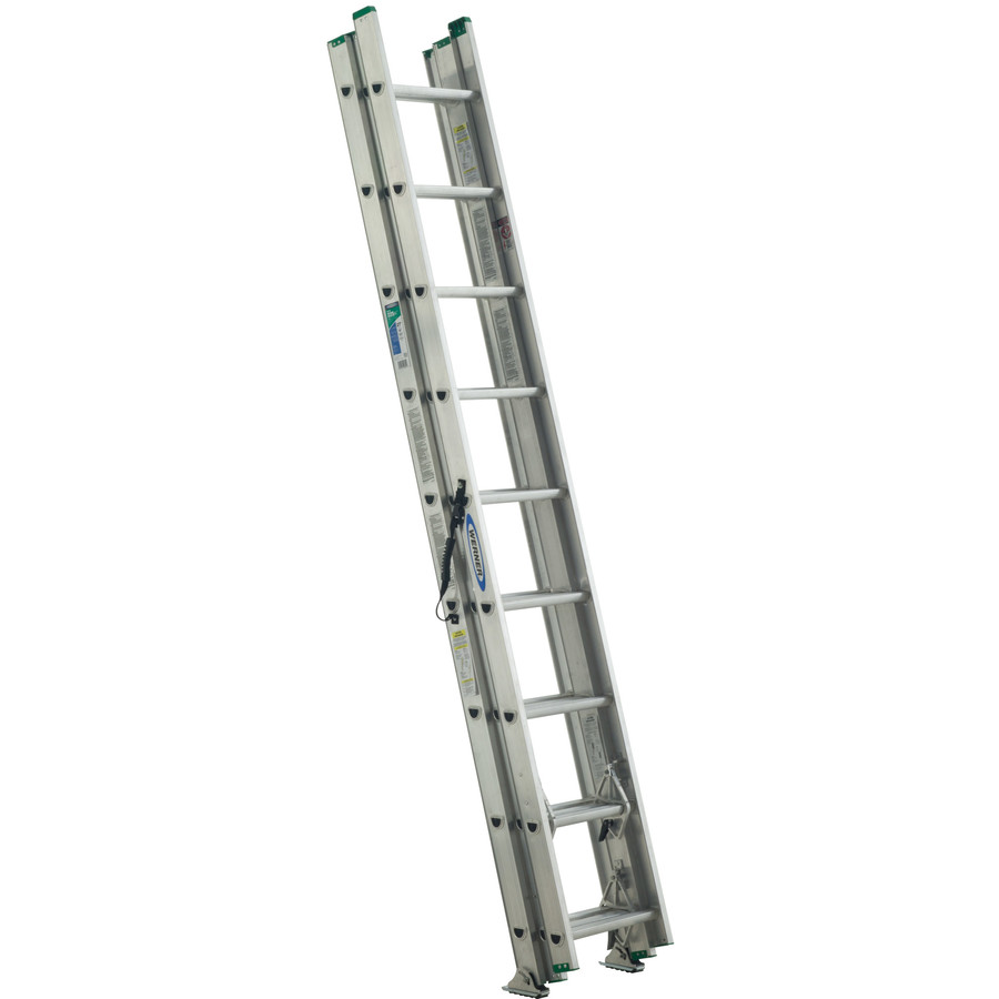 Werner 24 ft Aluminum 225 lb Type II Extension Ladder