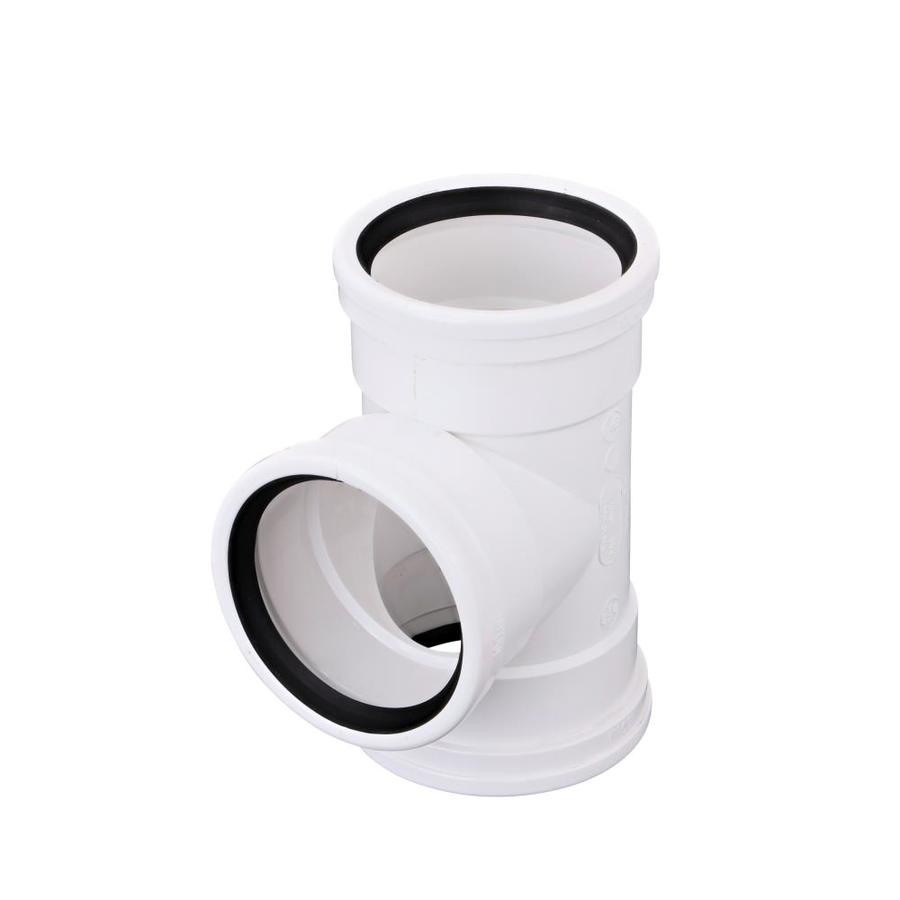 NDS 4 in Dia PVC Sanitary Tee Fitting