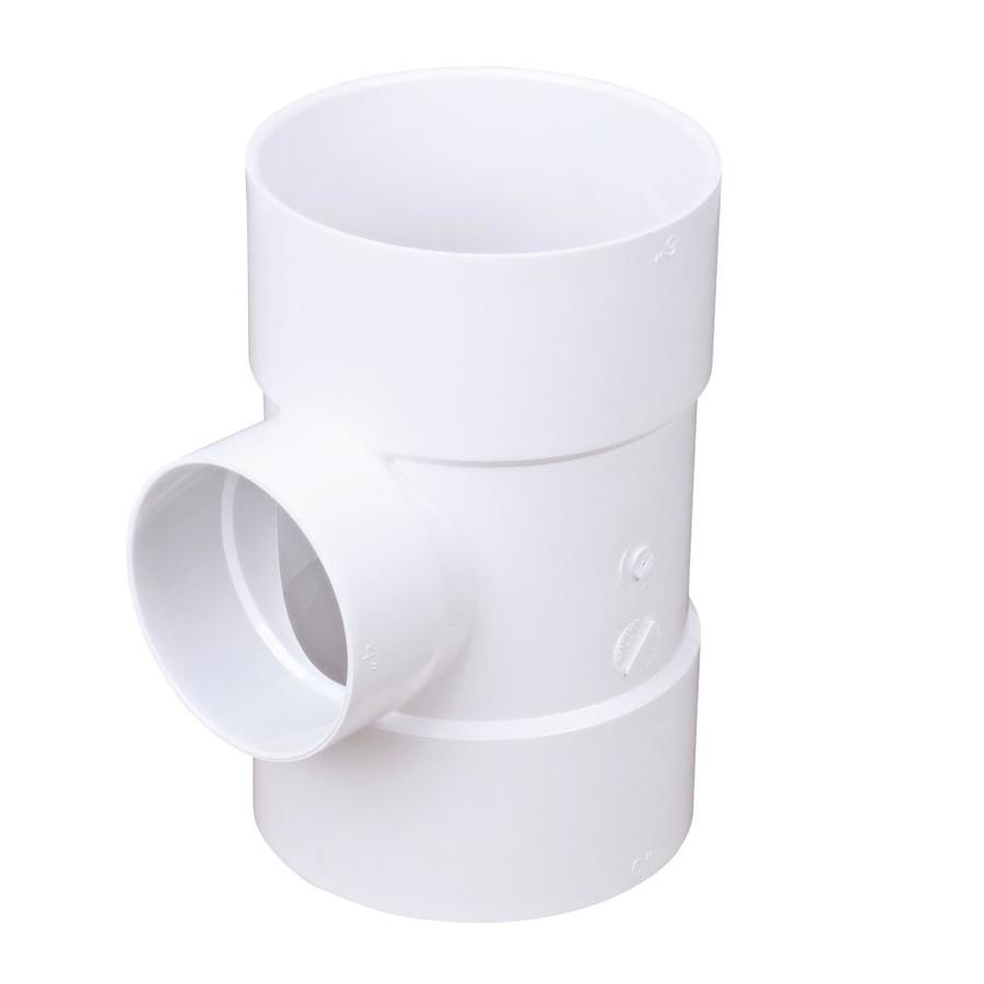 6 in x 4 in Dia PVC Sanitary Tee Fitting