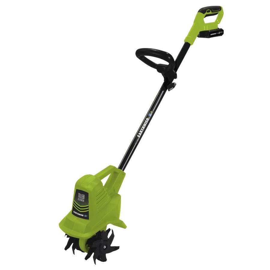 Earthwise Earthwise 20-Volt 7.5-in Cordless Electric Tiller/Cultivator in Green | TC70020