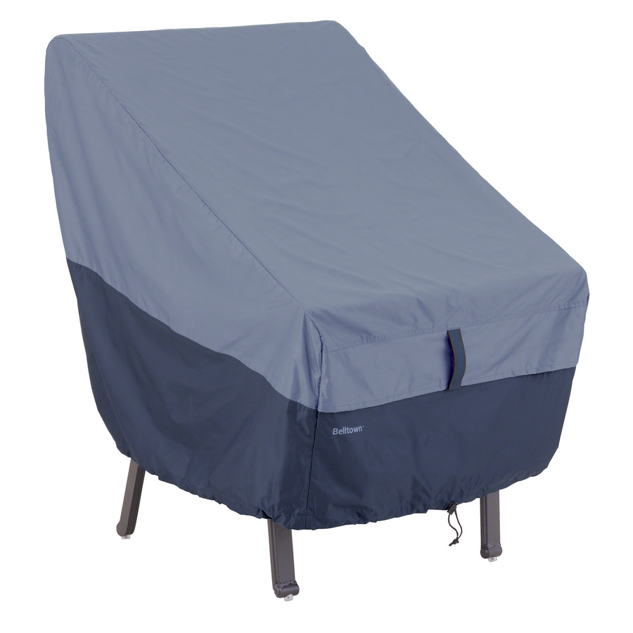 Classic Accessories Belltown Skyline Blue Dining Chair Cover