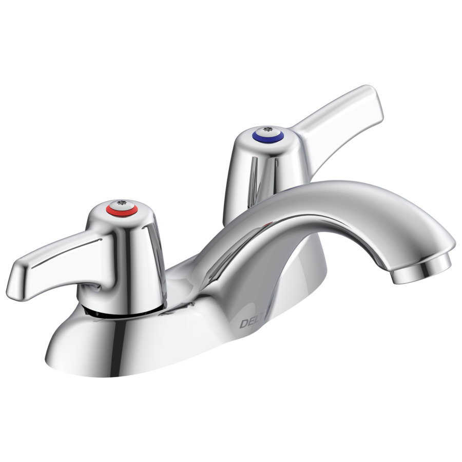 Delta Chrome 2 Handle Bathroom Sink Faucet