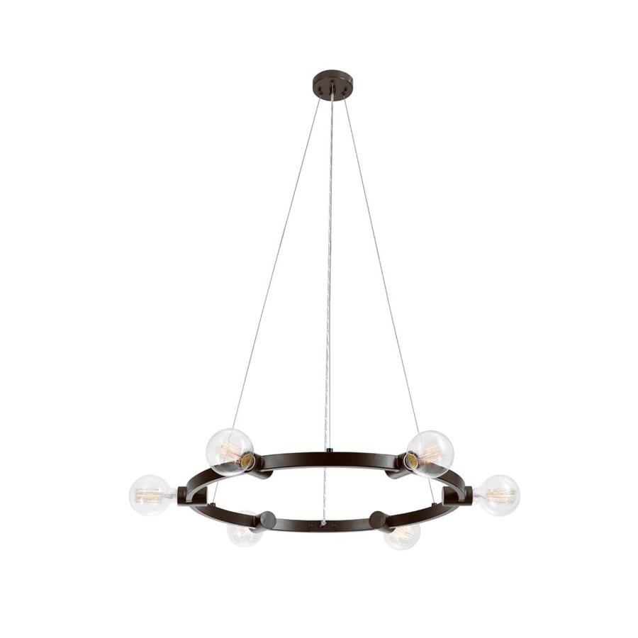 Globe Electric Elena 5 Light Brushed Brass Chandelier, 65611 Globe Electric Elena 5 Light Brushed Brass Chandelier, 65611