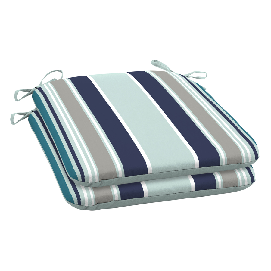 Lowe'sLowe's 2Piece Activa Stripe Blue Seat Pad Polyester SK01329A