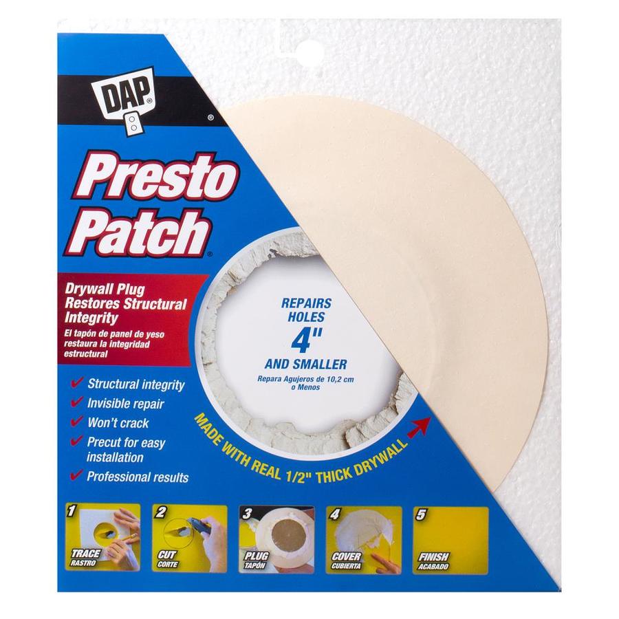 DAP 3 7/8 in x 1/2 in Dap Presto Drywall Patch