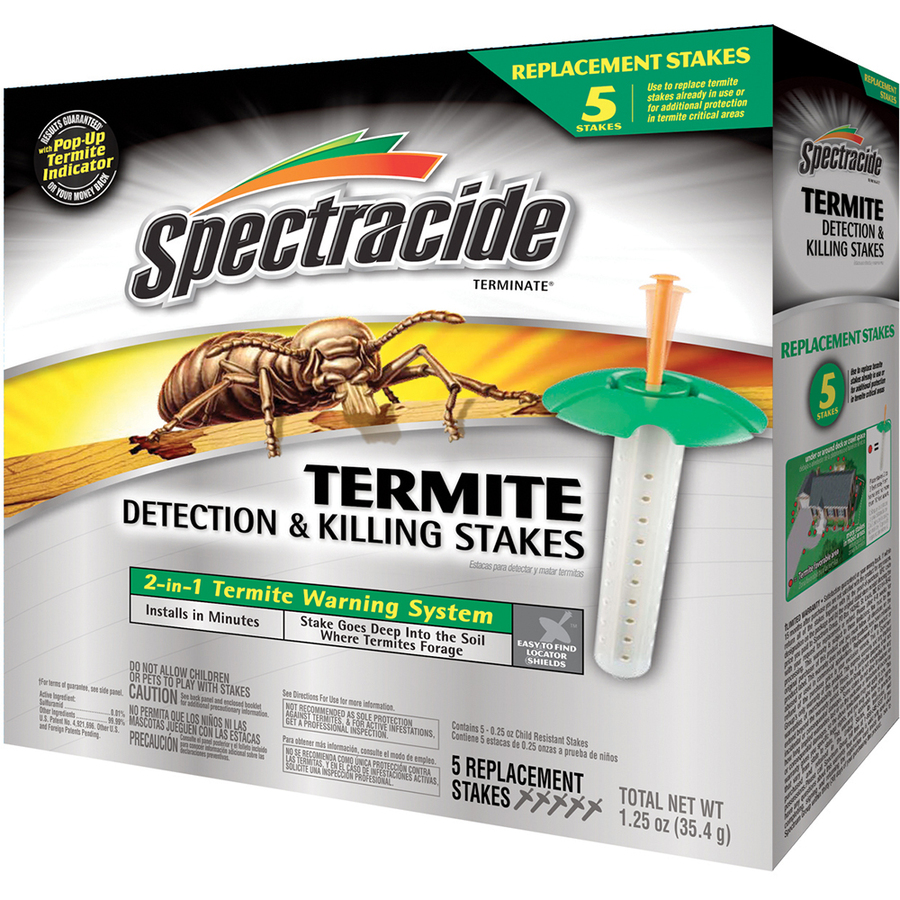 Spectracide 5 Pack Terminate Termite Detection and Killing Stake Replacement Kit
