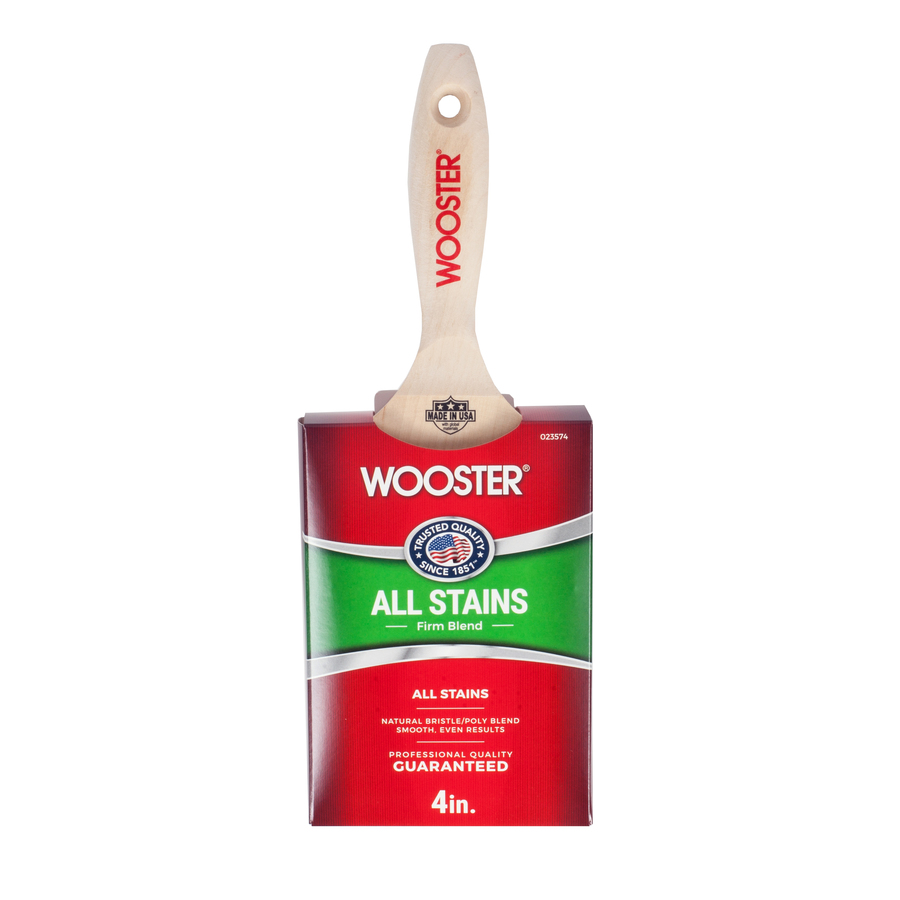 Wooster 4 in Wall Natural Paint Brush