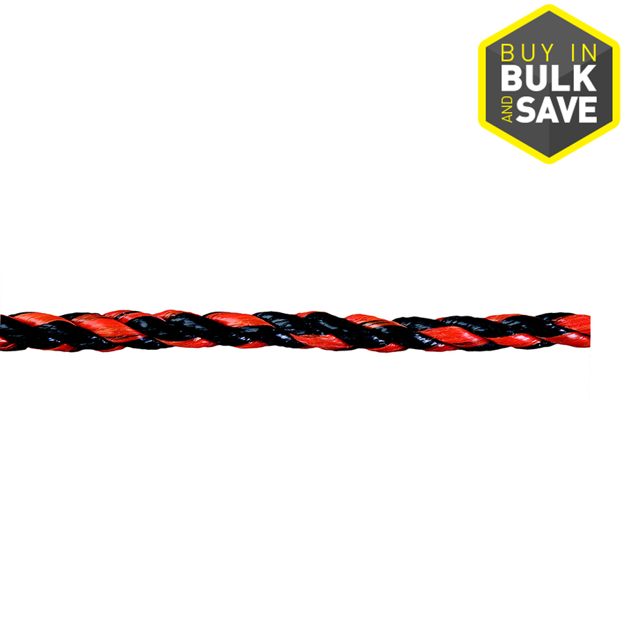 Blue Hawk 0.375 in Twisted Polypropylene Rope (By the Foot)